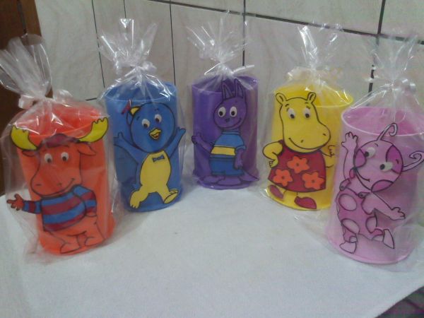 Potes para doces Backyardigans