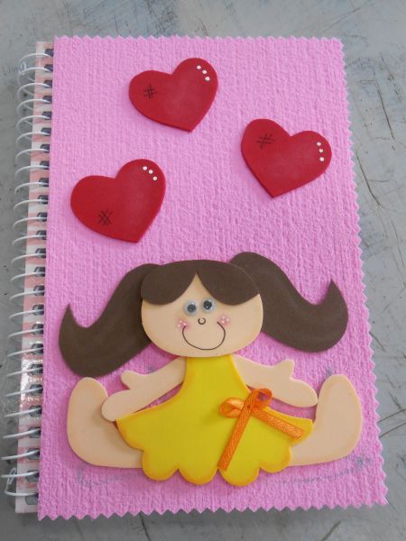 Caderno Personalizado Menina